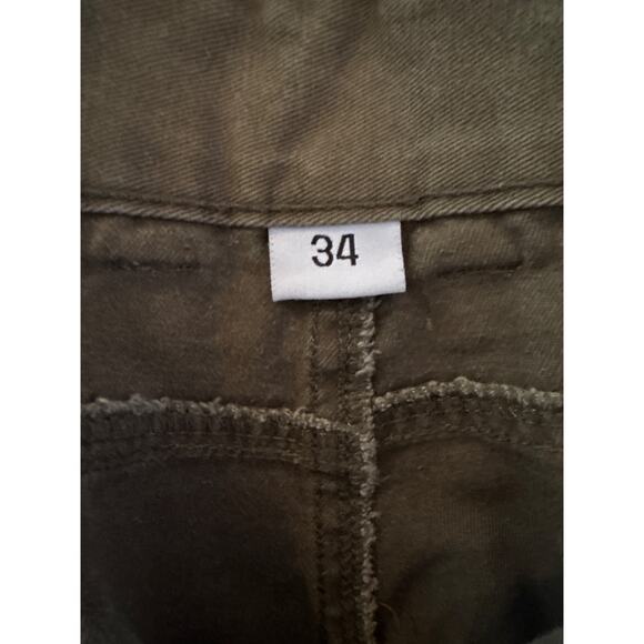 Vintage Mustway Military Olive Green 34w X 32 Cargo Pants - Picture 3 of 7